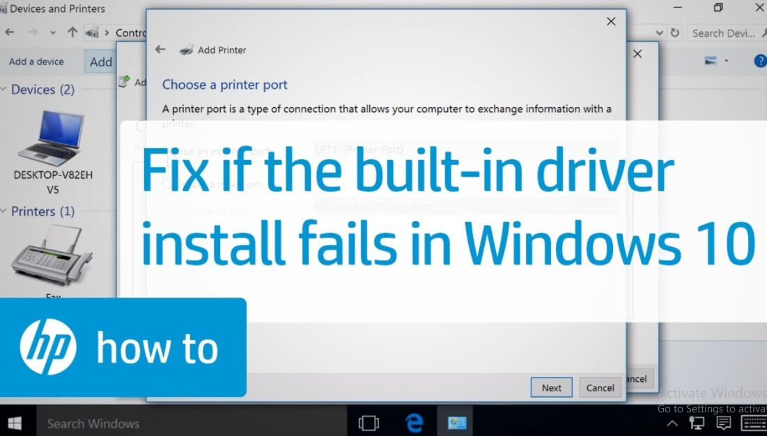 Download Installing and Using the Windows Built-in Print Driver (Hp Printers) Windows