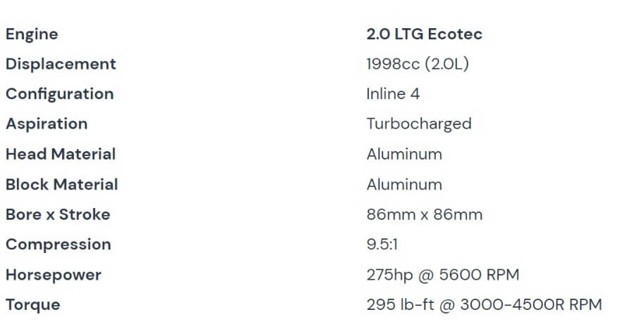 2.0T LTG Ecotec